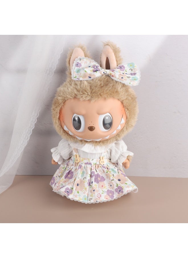 LABUBU 38cm Plush Doll Replacement Clothes - Clothes Only, Doll Not Included 