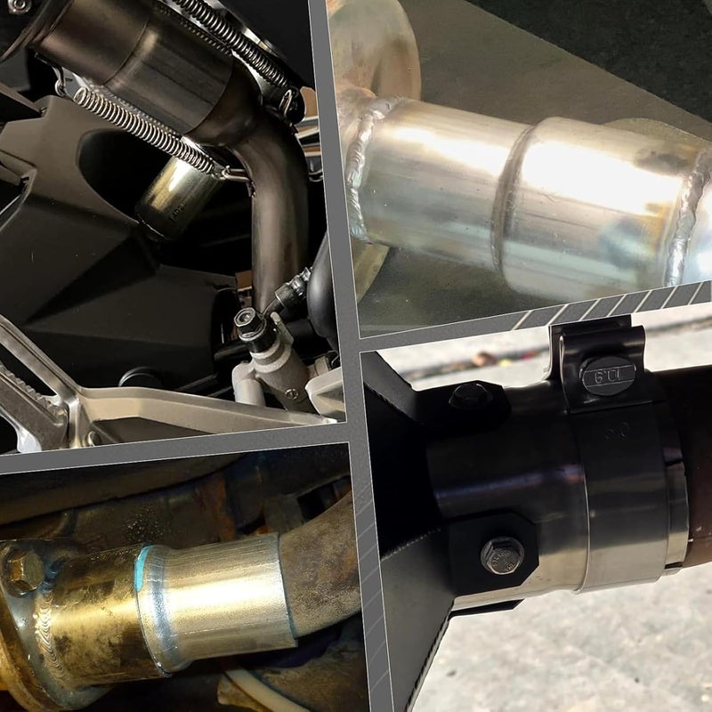 Stainless Steel Ventilation Duct Connector for Car and Motorcycle Robust Build and Long Lasting Permanent Stainless Steel Tube Reducer - Image 2