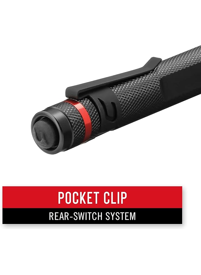 Coast G20 Inspection Beam LED Penlight with Adjustable Pocket Clip and Consistent Edge To Edge Brightness Black 54 lumens 1 Pack - Image 3