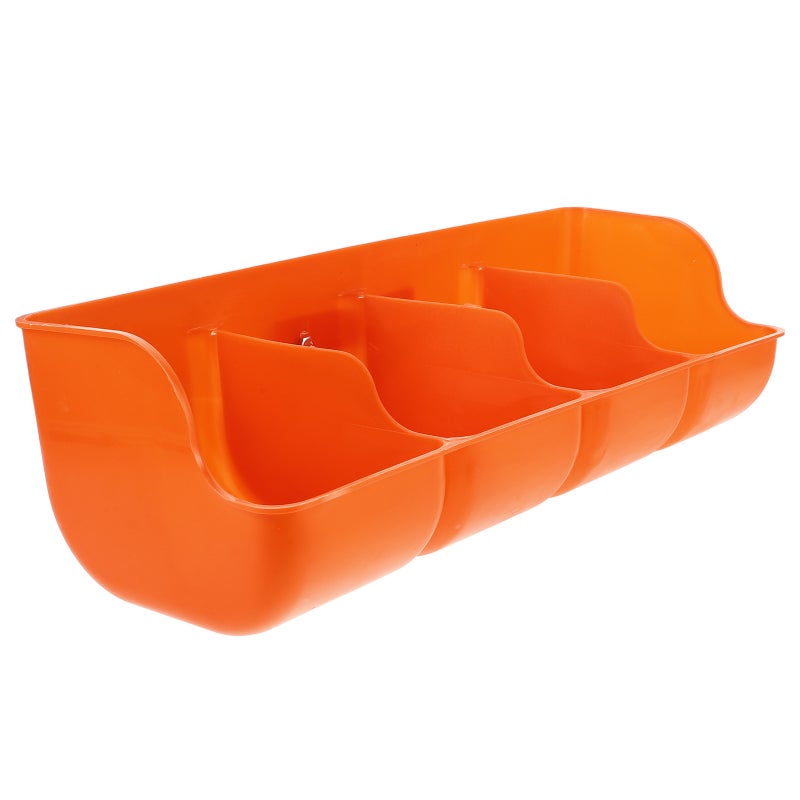 Mountable Feeding Trough Multi-Compartments Feeder Farmhouse Feeder - Image 4