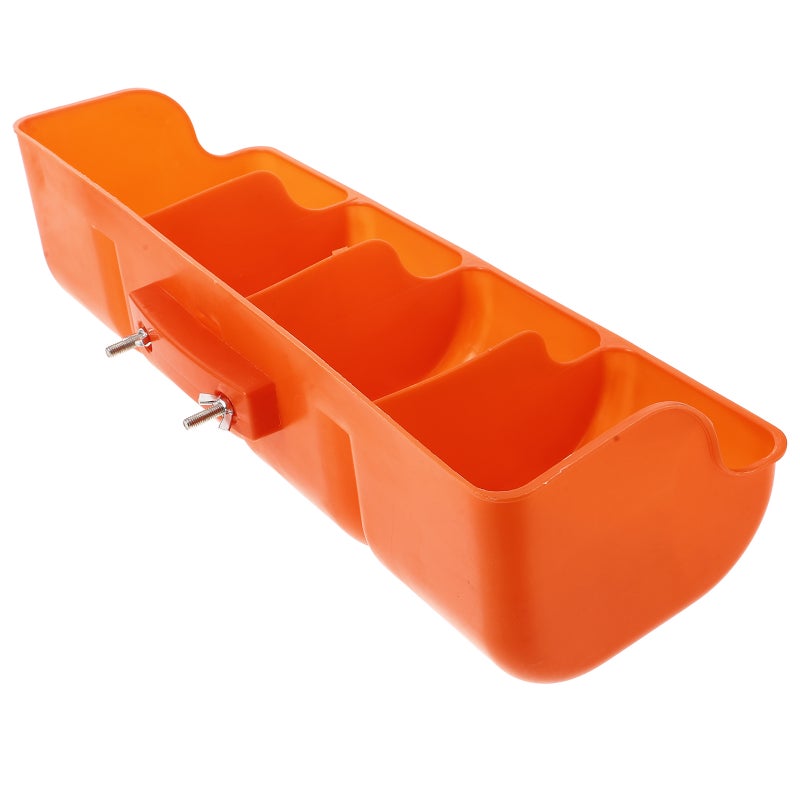 Mountable Feeding Trough Multi-Compartments Feeder Farmhouse Feeder - Image 3