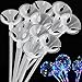 Classicseali 30pcs Long Balloon Sticks165 In Long Plastic Balloon SticksBallon Stick for Birthday Parties Easter Any Holiday Wedding Anniversary Decoration Transparent Colors - Image 2