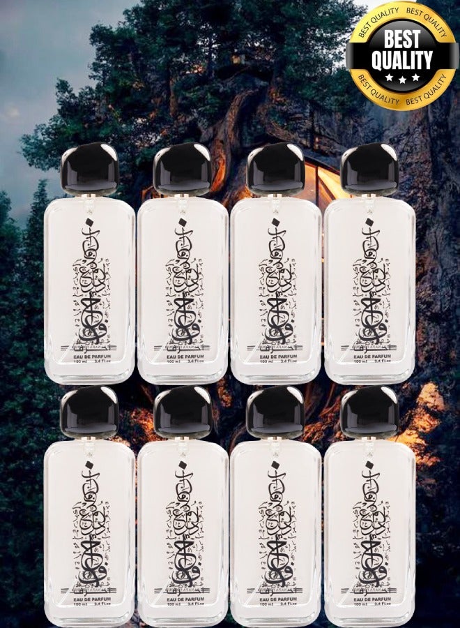 Banafa 8 Pieces Black Ahruf Perfume - Image 1