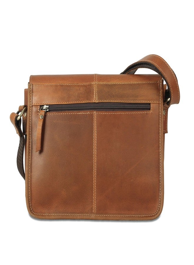 KomalC Leather Crossbody Bag for women 10 inch purse tote ladies bags satchel travel tote shoulder bag - Image 5