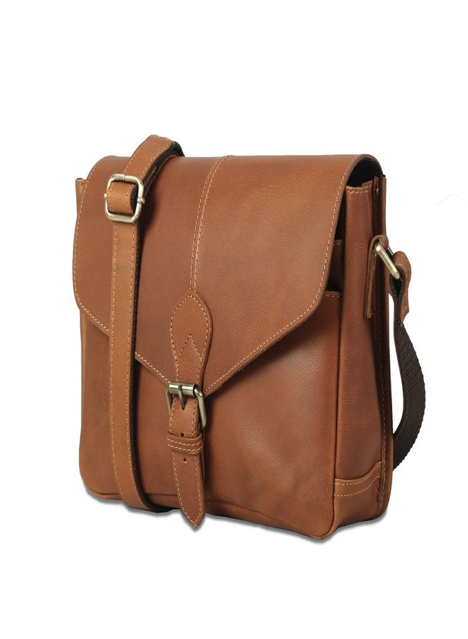 KomalC Leather Crossbody Bag for women 10 inch purse tote ladies bags satchel travel tote shoulder bag - Image 4
