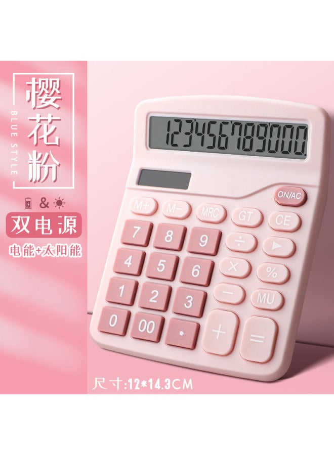 Dual Power Calculator, Solar-powered Office Calculator, Accounting-specific Calculator, Student Calculator, Financial Calculator, Small Portable Calculator