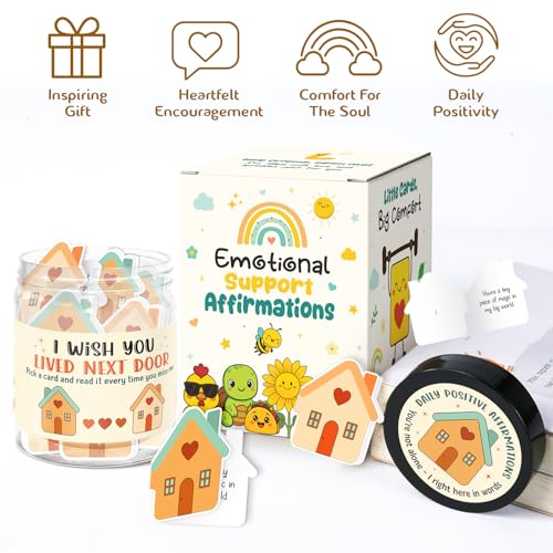 LumenJar I Wish You Lived Next Door Gifts - Friendship Gift For Women Friends - Bestie, Best Friends Gift - Valentine, Galentines, Birthday Gifts for Teens - Image 2