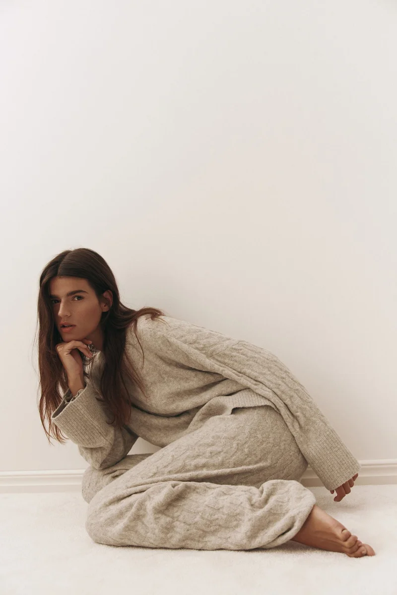 H&M Cable-knit trousers