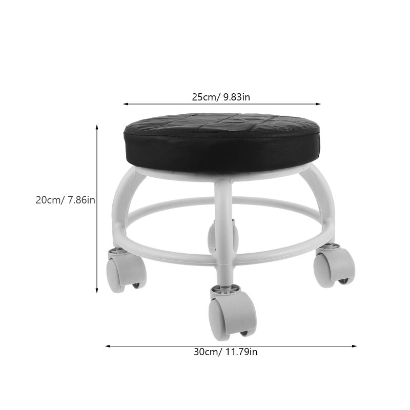 Portable Rolling Stool Spa Stool With Wheels For Salon Use Ergonomic Comfortable Foot Rest Use - Image 3