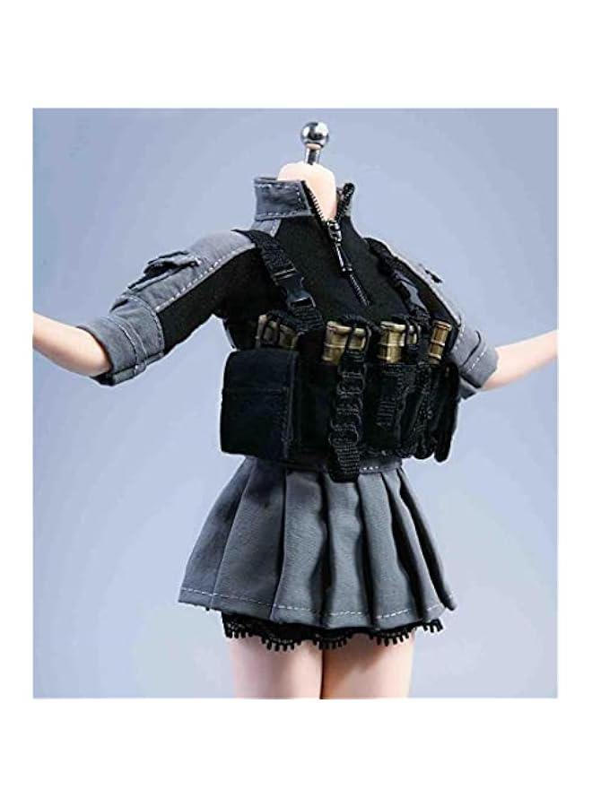 1/6 Scale Figure Doll Clothes, Top+Skirt, Outfit Costume for 12 inch Female Action Figure Phicen/TBLeague CM144(A)  - Image 4