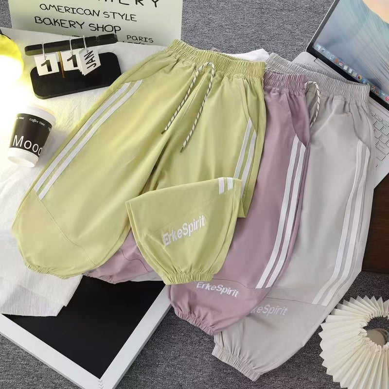 Children''s Quick-Dry Pants Summer Thin Cargo Pants Sports Elastic Casual Pants Breathable Mosquito-Proof Pants In-Stock Long Pants for Boys - Image 2