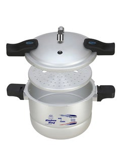 Kitchen King Kitchen King Blaze 9L Pressure Cooker & Steamer – Heavy Duty Aluminium, GRS Safety Valve, Ergonomic Heat-Resistant Handles, Gas & Electric Stove Compatible  - Image 2