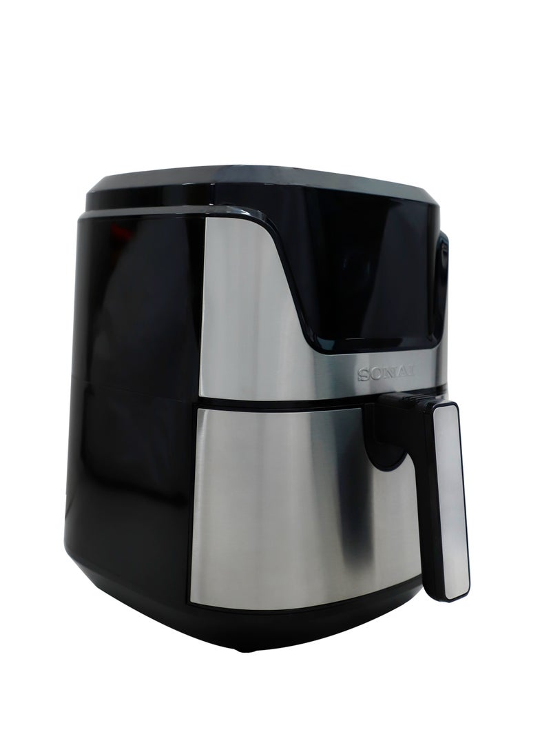 سوناي قلاية هوائية سوناي كوك ماستر برو الرقمية، 7 لتر، 2000 وات، لون فضي - MAR-711-S - Image 2