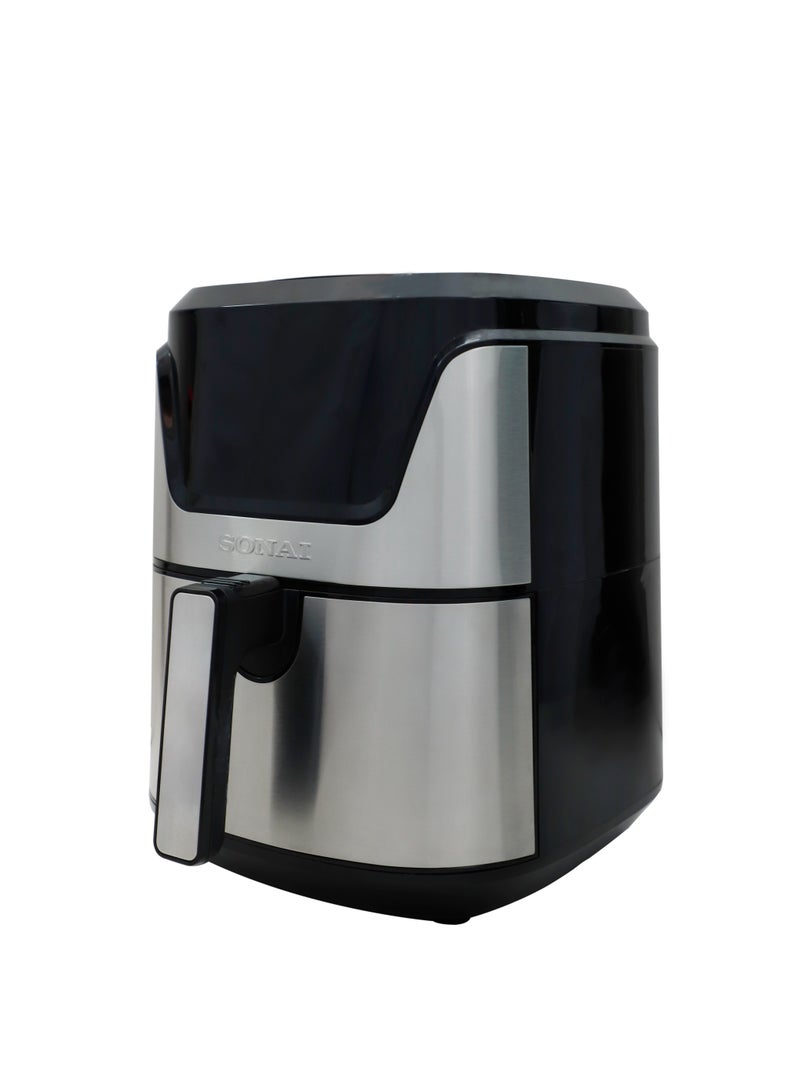 سوناي قلاية هوائية سوناي كوك ماستر برو الرقمية، 7 لتر، 2000 وات، لون فضي - MAR-711-S - Image 3