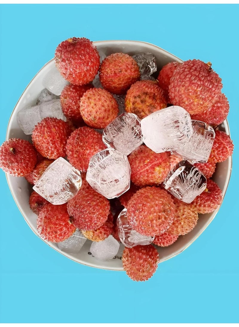 Silicone Ice Cube Tray with Lid – Flexible Honeycomb Ice Mold, Easy-Release, Food-Grade, Perfect for Drinks, Juices, Coffee & Cocktails – Non-Stick, Easy to Clean, 2 Pcs, Multicolor - Image 4