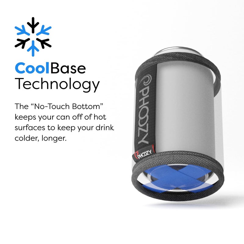 PHOOZY Insulated Can Cooler for 12oz Standard Cans - Patented Spacesuit Insulation Keeps Drinks Colder  Longer (Weighs Less Than 2 Ounces) - Checkered - Image 2