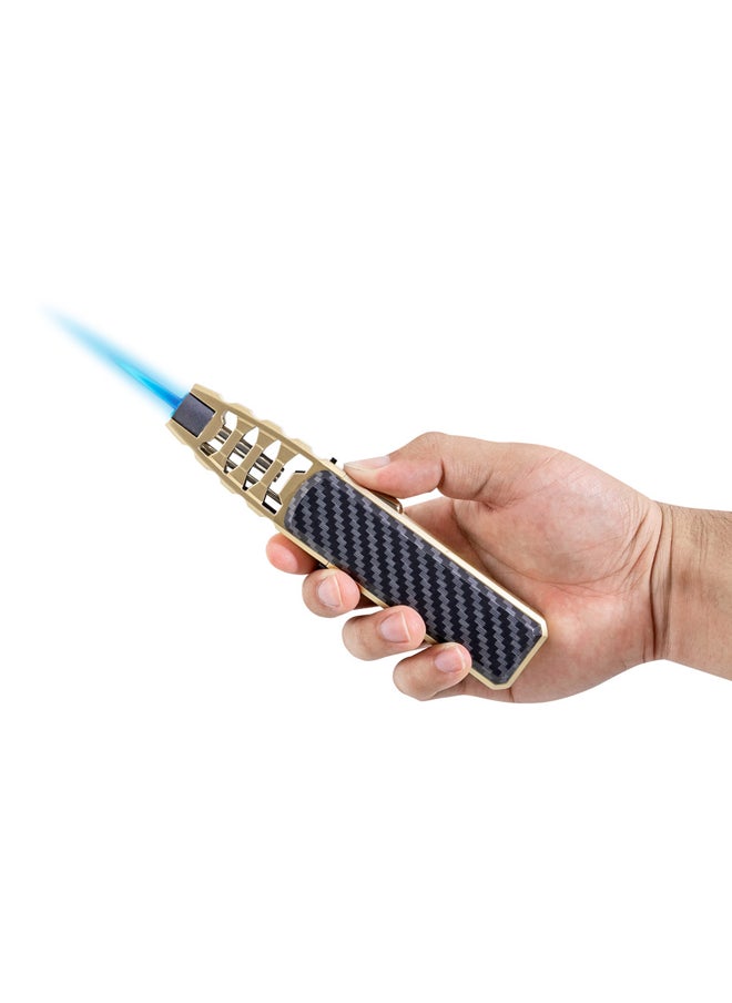 DPT Flame lighter, Fire starter, Gold, Size 17*4.5*3 Cm  - Image 2