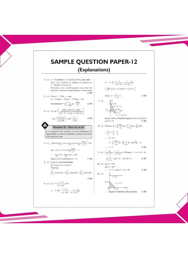 null - PW CBSE | Class 12 | 15 Sample Question Papers Mathematics for 2025 Exam | Competency-Based Learning | PYQ 2024 with Topper's Explanations, CBSE SQP & CBSE Practice Questions - Image 1