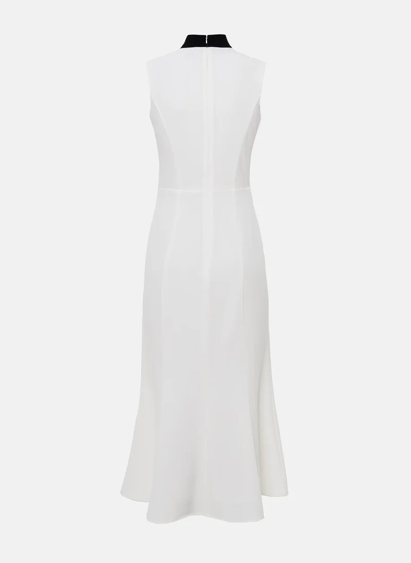Lichi Sleeveless maxi dress with contrasting details