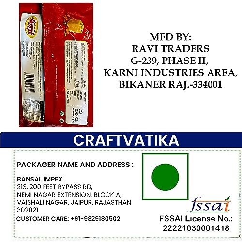 CraftVatika هدية راخي كرافت فاتيكا للأخ بهيا رجال، مجموعة راخي كوندان مكونة من 2 مع هدايا سوانبابدي، للأخ مع سلة هدايا - Image 5