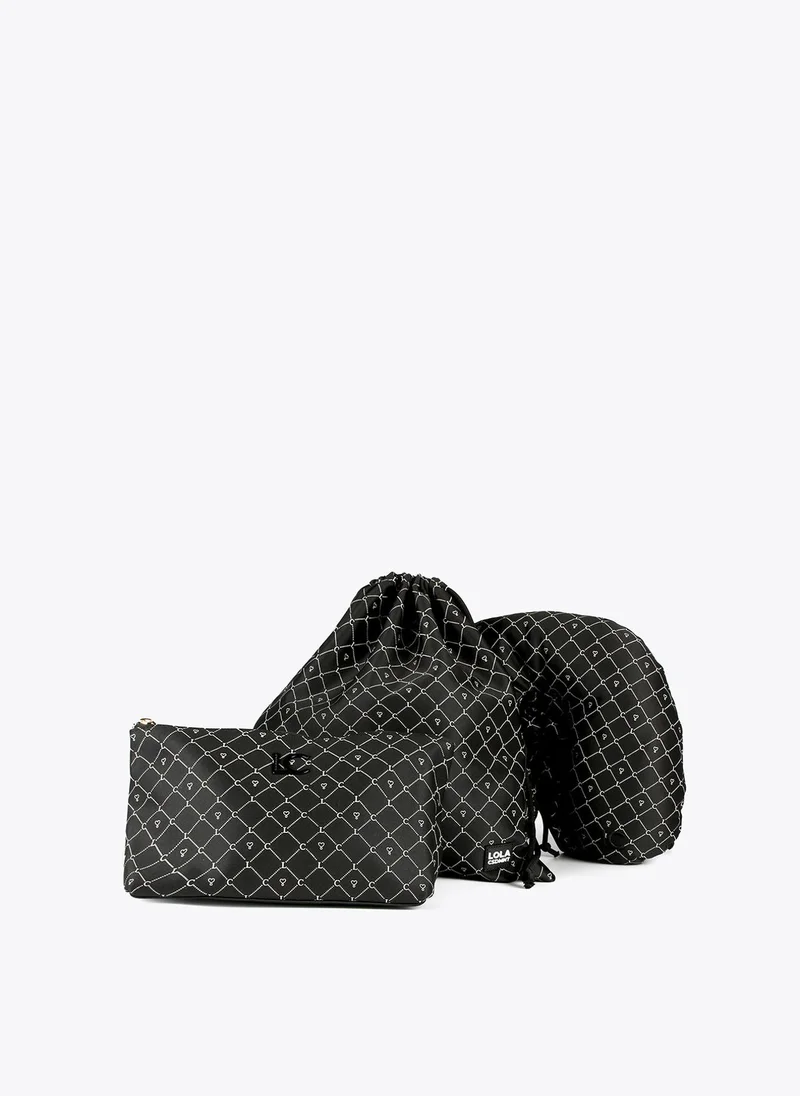 Lola Casademunt Animal print travel set