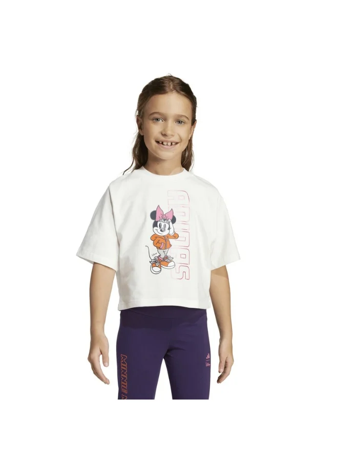 Adidas Adidas Lg Dy Mi T White T-Shirt (Short Sleeve) T-Shirts For Kids