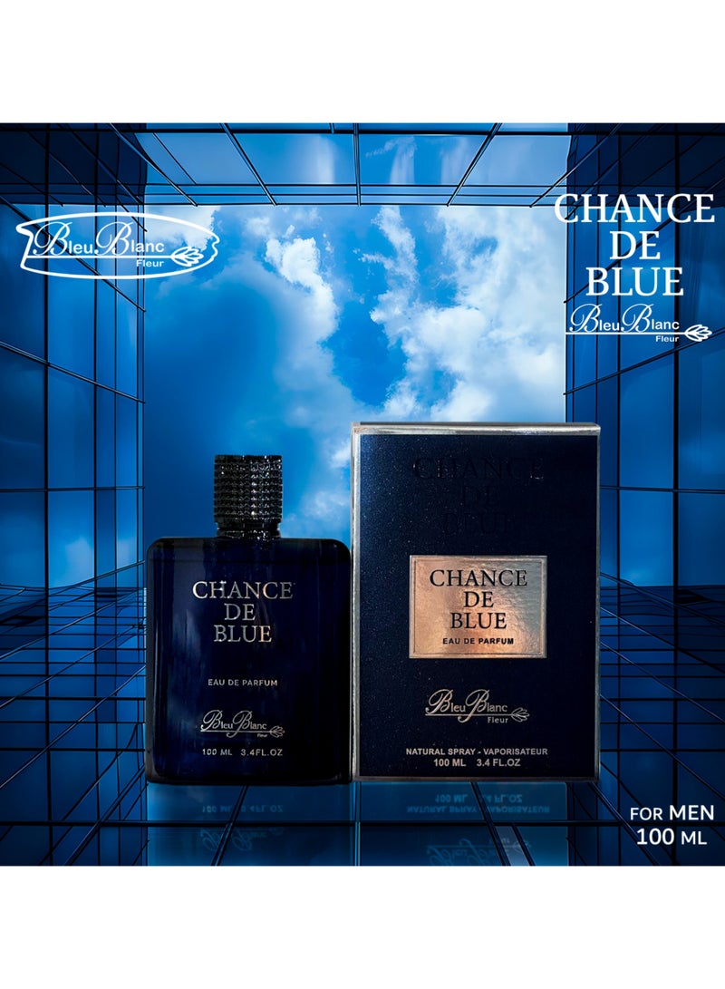 Bleu Blanc Fleur Chance De Blue Eau De Parfum For Men - 100 ML