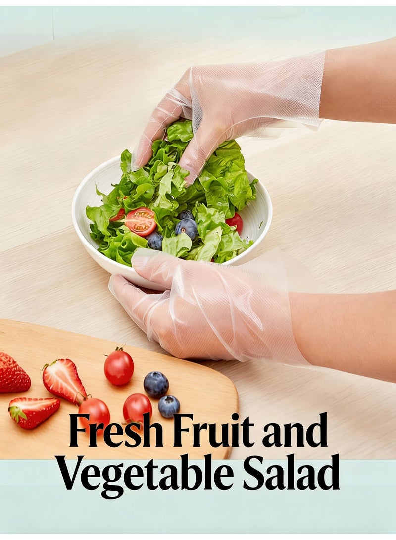 Food-Grade TPE Disposable Gloves, Kitchen Baking & Food Service Gloves, Oil & Stain Resistant for Home & Catering - Image 5