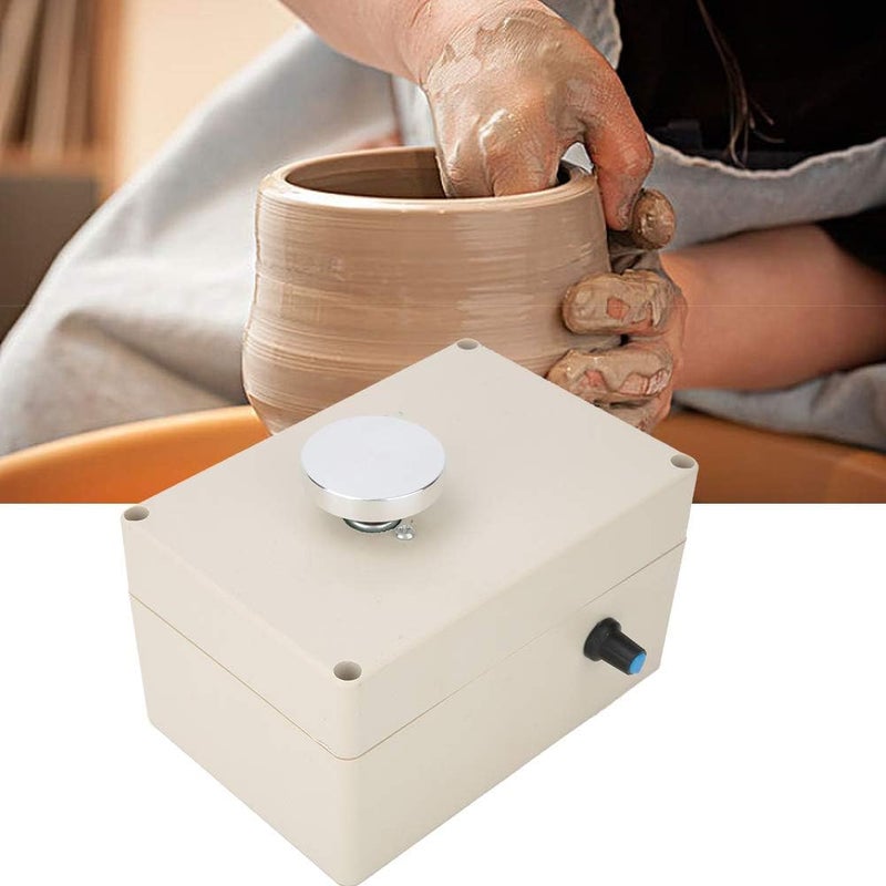 klarako Pottery Wheel Machine,5V Usb Mini Electric Pottery Wheel Machine, Aluminum Alloy Fingertip Pottery Wheel Clay Making Ceramic Tool With Usb(white) - Image 4