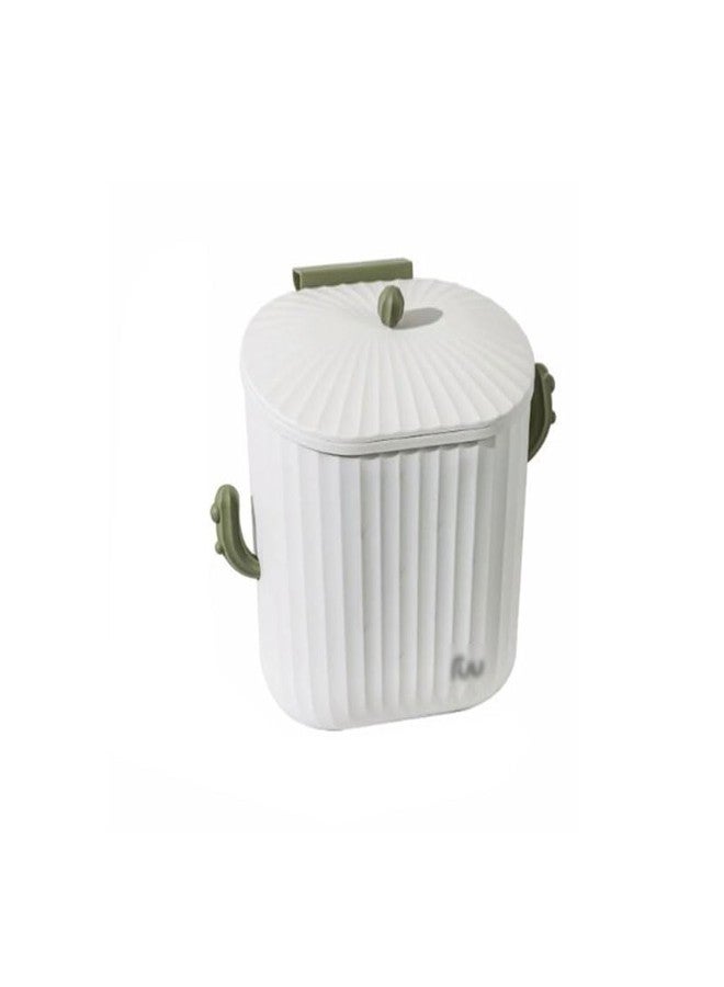 MIXEN 8L Polypropylene Kitchen Waste Bin, Dustbin, Flip Lid, Child-Safe,Small Under Sink Trash Can for Cupboard Home Organization, Ideal For Home, Bedroom, Kitchen, Bathroom, Study - Image 5