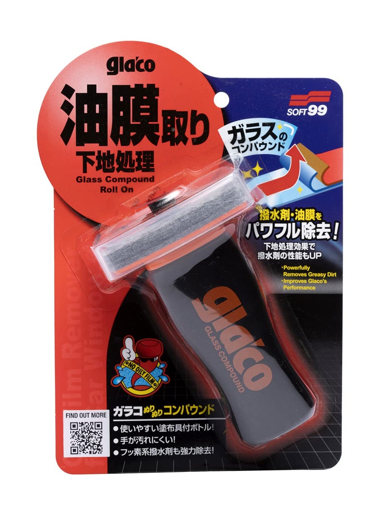 SOFT99 Glaco Glass Compound Roll On 100ml - Image 1