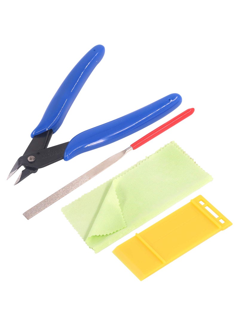 Rustark Rustark 10Pcs Model Tools Craft Set Modeler Building Kit for Gundam Basic Model Assembling, Building and Repairing  - Image 4