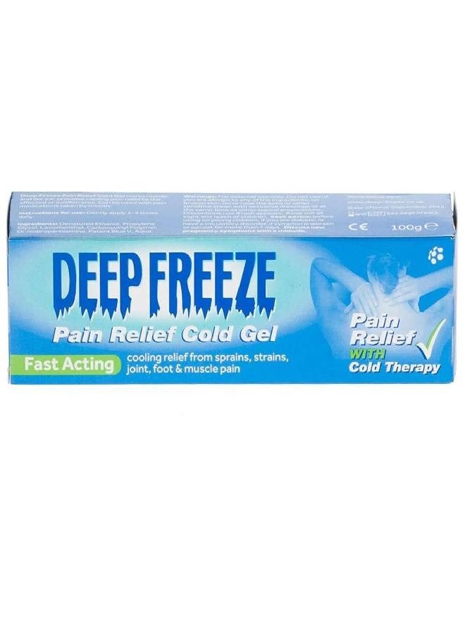 mentholatum Deep Freeze Pain Relief Cold Gel 100 G - Image 2