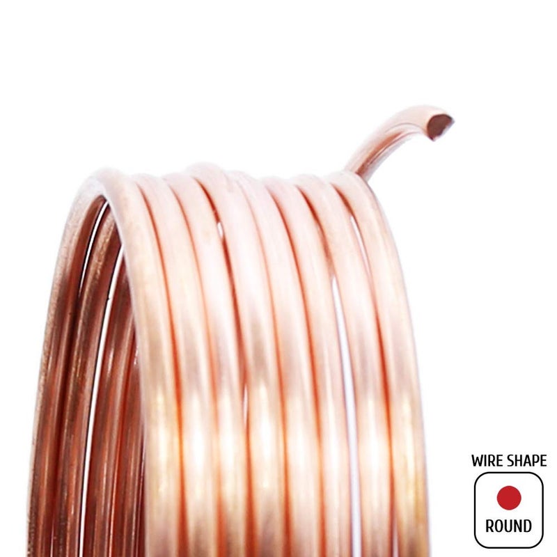 Craftwire USA Solid Bare Copper Wire Round, Bright, Dead Soft, 680 Feet, 5OZ 28 Gauge (Choose 10 to 30 ga.) - Image 3