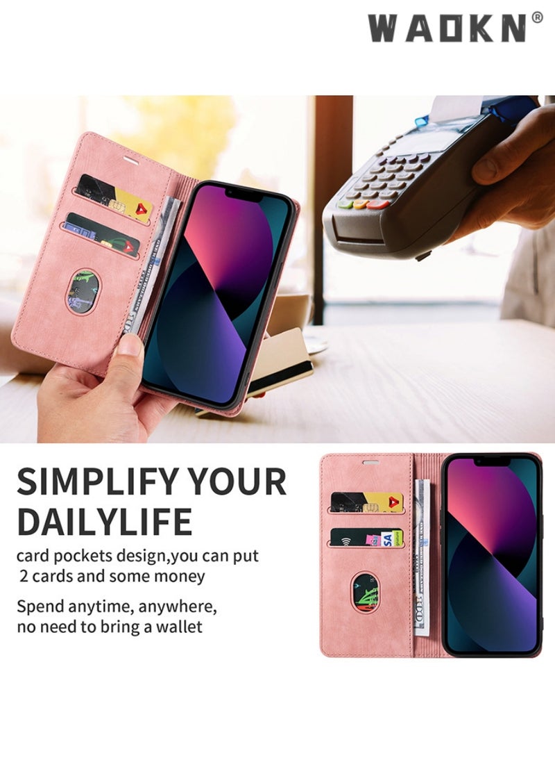 For Samsung Galaxy S24 Ultra Case,Luxury Leather Wallet Cover, Leather Wallet Case Classic Design with Card Slot and Magnetic Flip Flip Folding Case for Galaxy S24 Ultra Phone Shell 6.8'' Case