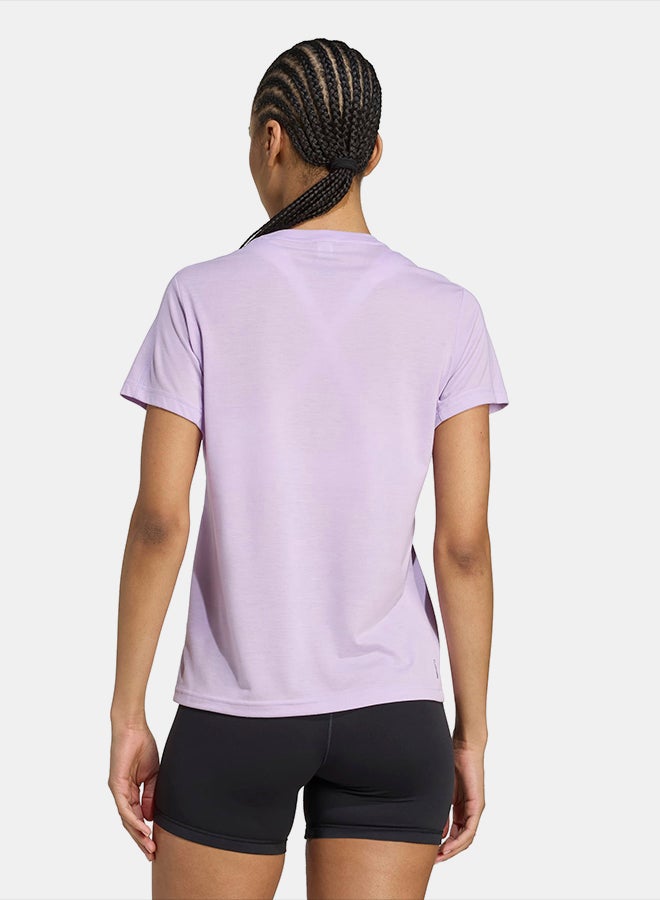 Adidas AEROREADY Train Essentials Minimal Branding Crewneck T-Shirt - Image 2