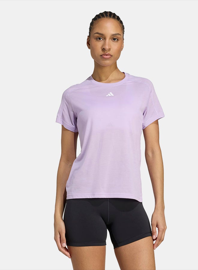 Adidas AEROREADY Train Essentials Minimal Branding Crewneck T-Shirt - Image 1