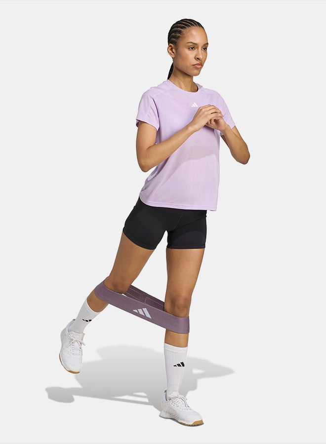 Adidas AEROREADY Train Essentials Minimal Branding Crewneck T-Shirt - Image 3