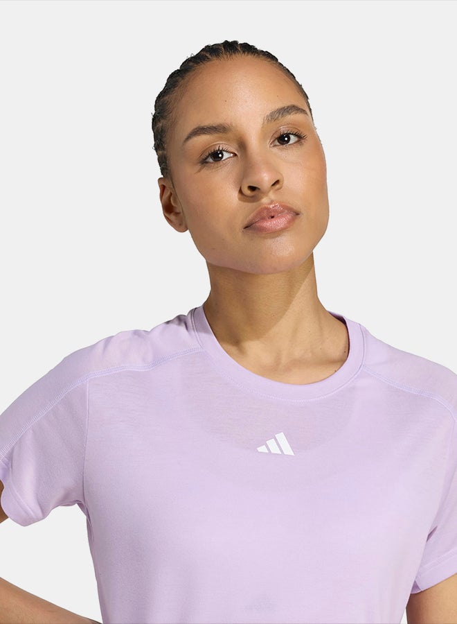 Adidas AEROREADY Train Essentials Minimal Branding Crewneck T-Shirt - Image 4