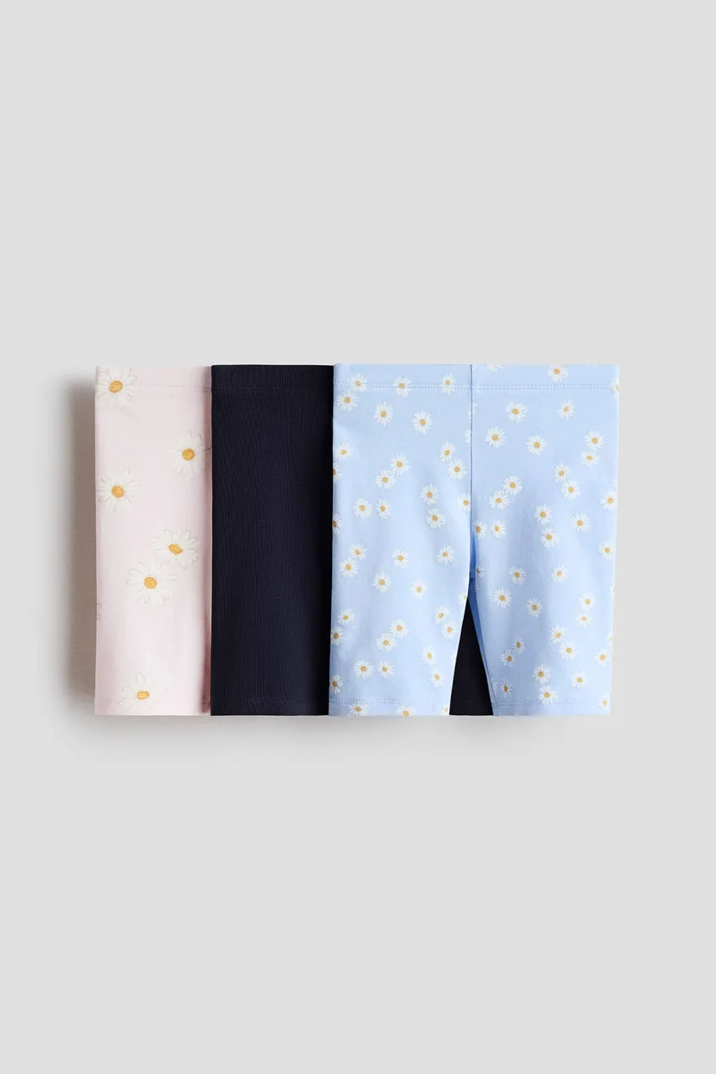 H&M 3-pack cotton cycling shorts
