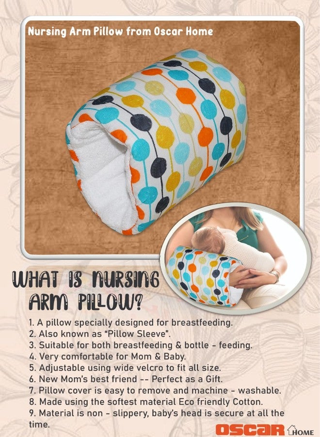 Gordon Home Nursing Arm Pillow, Breastfeeding and Bottle Feeding Head Support Pillow, Travel-Friendly and Washable (Diana) - Image 5