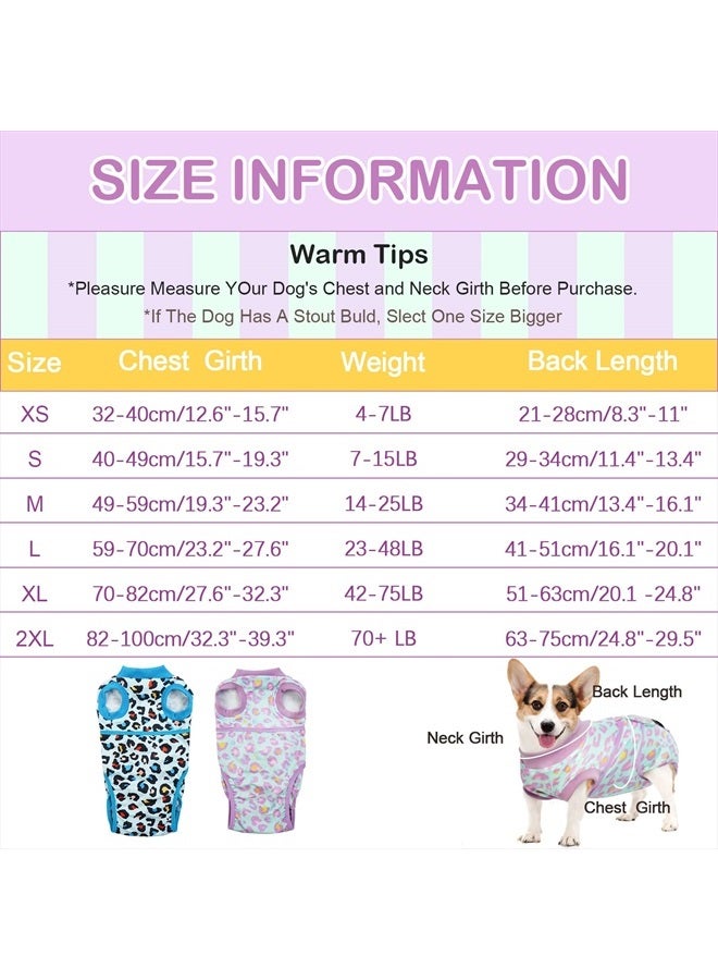 Kuoser Surgery Recovery Suit for Dogs, Anti Licking Dog Onesie, Male Female Dogs Neuter Spay Suit, Dog Bodysuit After Surgery, Dog Surgical Suit Cone Alternative for Small Medium Large Dogs - Image 2