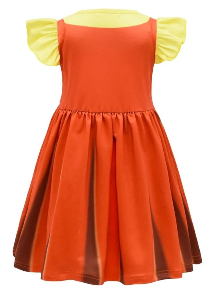 squid game Kids Korean Squid Game Cosplay Costume Drama Calamari Juego Del Calarmar 123 Robot Doll Dress Girl Birthday Party Halloween Outfit - Image 4