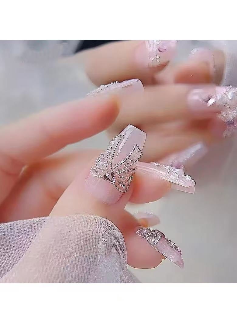 جلوسكي مسمار الفن الخرز الصلب الكرة المعدنية مايكرو الكافيار سبيكة مسمار الفن أحجار الراين مجوهرات مانيكير اكسسوارات DIY الحلي - Image 2