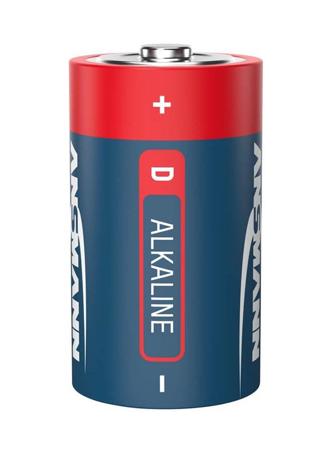 ANSMANN - Lr20 1.5V Mono D Alkaline Battery General Use Remote Wall Clock Flash Light Home Toys Office 5 Year Shelf Life - Image 1