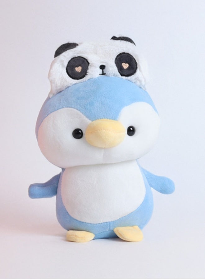 Cuddles Adorable Marshmallow Duck Plush Stuffed Animal Toy 20cm-Blue - Image 1