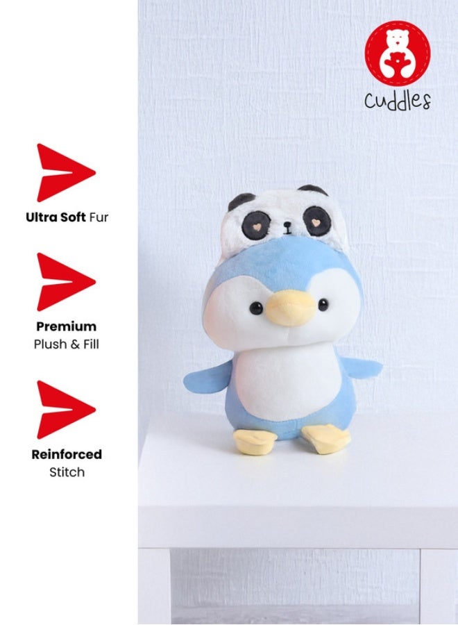 Cuddles Adorable Marshmallow Duck Plush Stuffed Animal Toy 20cm-Blue - Image 2