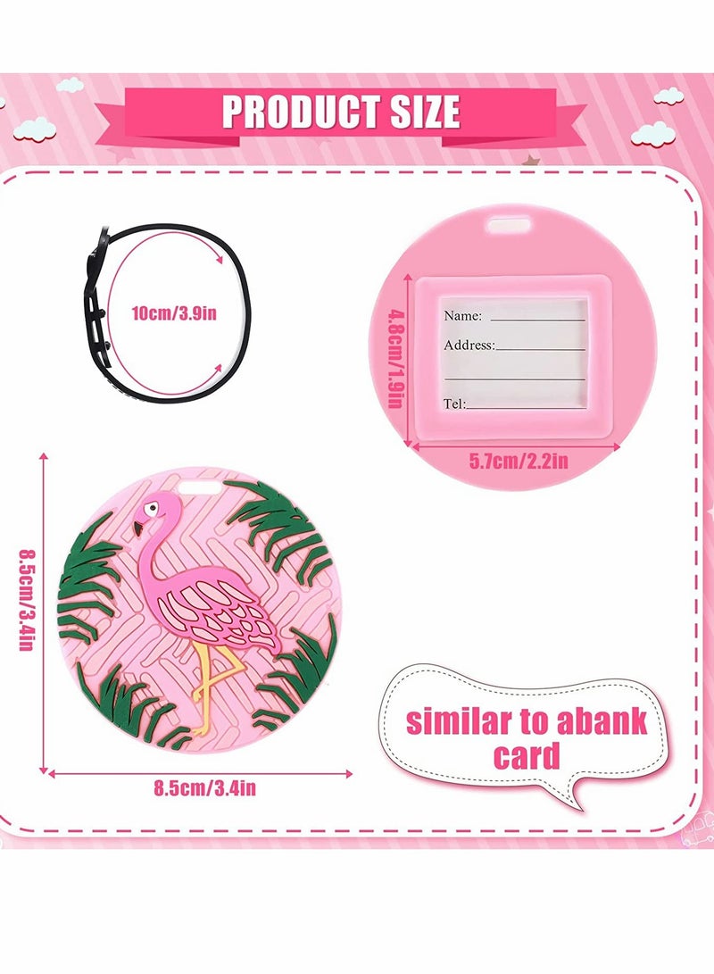 KASTWAVE 12Pcs Luggage Tags, Waterproof ID Tag Multicolor Band Loop Air Suitcase Identification Tag, Mens Womens Kids Travel Summer Beach Vacation Themed Travel Bag Luggage Tags - Image 4