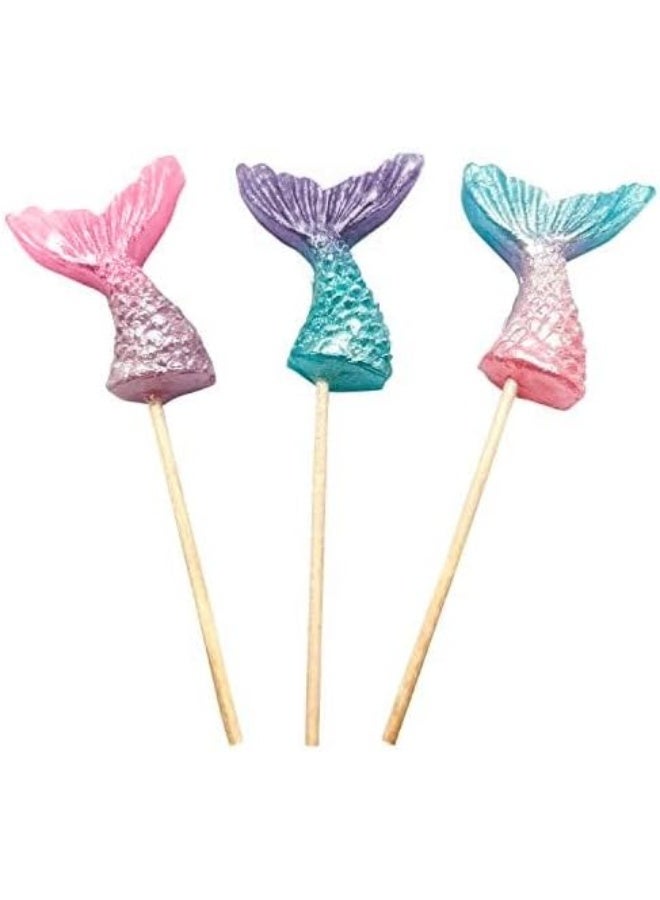Mermaid Tail Lollipops - 12 Pack - Image 2
