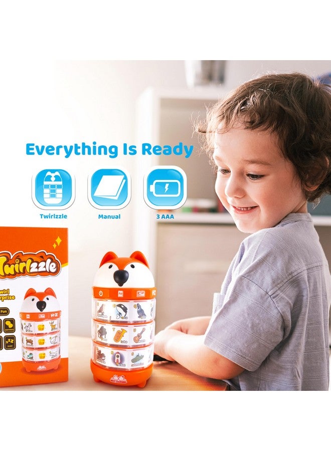 BEST LEARNING Twirlzzle: Alphabet Fun, Word Games, Sentence Building Educational Toy | Alphabet Learning Toys for Toddlers Ages 2 to 6 Years Old | Boy or Girl Birthday Gift - Image 2